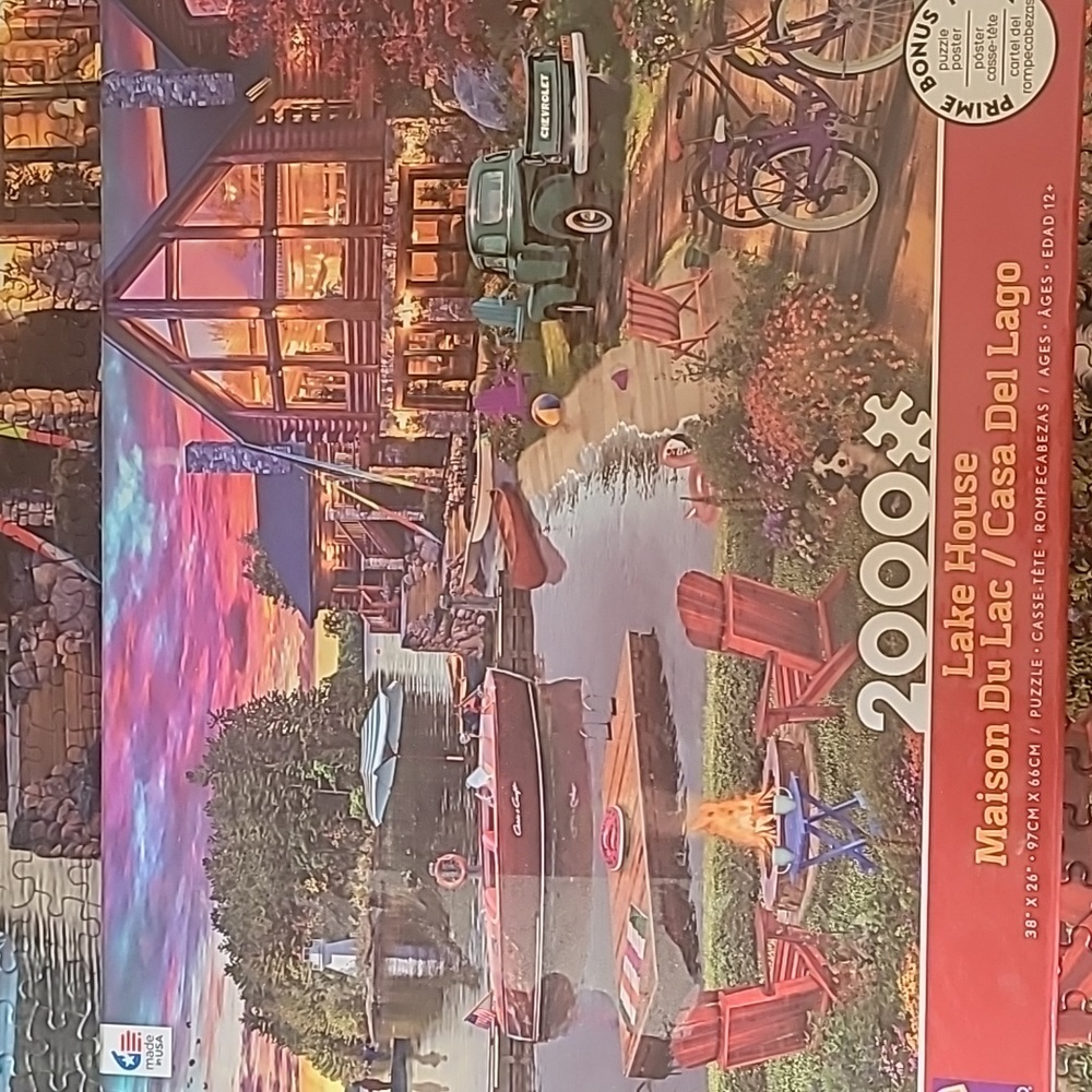 Ceaco 2000 Piece Jigsaw Puzzle Lake House